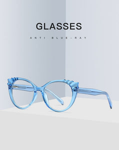 Gmei Optical Designed Transparent Women Glasses Frame Oval Female Clear Myopia Prescription Eyeglasses Frames 2037