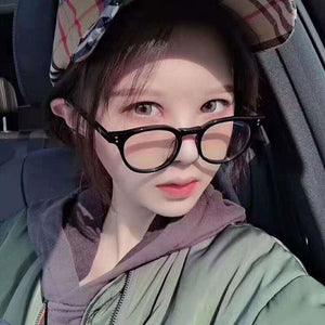 High Quality Korean Brand GENTLE  Milan Eyeglasses Frames Women Men Round Acetate Prescription Reading Glasses Frames With Case