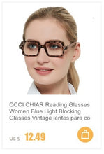 Load image into Gallery viewer, CHIARI Spring Hinges Prescription Lens Medical Optical Eyeglass Woman Frame Stripes Colorful Navy Red Italy Design W-CORRU