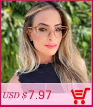 Load image into Gallery viewer, 2022 Fashion Square Anti-blue Glasses Frame Women Vintage Metal Optical Transparent Eyeglasses Female No Degree Oculos Feminino