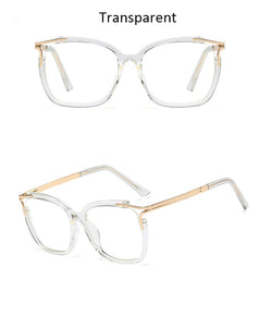 Eyeglasses Square glasses woman  fashion Clear lens Optical glasses frame women Metal Legs female oculos