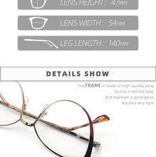 Load image into Gallery viewer, Clear Cat Eye Glasses Frame Women&#39;s Glasses Fake Prescription Round Glasses Female Myopia Eye Glasses For Beauty For PC