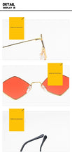 Load image into Gallery viewer, 2022 Sunglasses Women Metal Rhombus Sun glasses Irregular Vintage Small Frame Goggle Uv400 Ladies Oculos Gafas De Sol