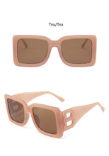 Load image into Gallery viewer, 2022 Brand Square Sunglasses Woman Oversized Black Style Shades For Women Big Frame Fashion Sunglasses Female UV400 Glasses