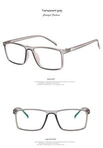 Square Men Glasses Frame Women Retro Student Myopia Eyeglasses Frame Transparent Men's Eyewear Frame
