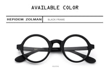 Carica l&#39;immagine nel visualizzatore di Gallery, Acetate Optical Glasses Frame Men Full Retro Vintage Round Circle Prescription Eyeglasses Nerd Women Spectacles Myopia Eyewear