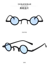 Load image into Gallery viewer, New Classic Retro Gothic Vampire Style Cool Sunglasses Women Small Round Frame SteamPunk Brand Design Sunglasses Oculos De Sol