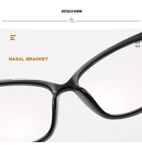RBENN Lady Cat Eye Glasses Frames For Women Sexy Oversized Metal Frame Brand Designer Optical Eyeglasses Fashion Eyewear Female