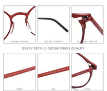 Load image into Gallery viewer, Pure Titanium Glasses Frame Women Retro Round Prescription Eyeglasses  New Men Antiskid Optical Screwless Eyewear