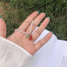Load image into Gallery viewer, Fashion Beaded Pearl Necklace Women Cute Gold silver color Double Layer Chain Pendant Choker Korean Jewelry 2020 wholesale