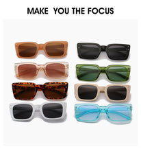 Load image into Gallery viewer, NYWOOH Vintage Rectangle Sunglasses Women Leopard Ladies Sun Glasses Retro Brand Designer Travel Eyewear UV400