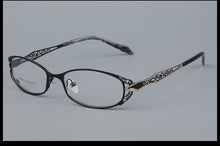 Load image into Gallery viewer, BCLEAR Women Prescription Optical Eyeglasses Frames with Golden Hollow Out Eyeglasses Frame With Flower Female Spectacle Eyewear