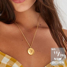 Load image into Gallery viewer, BOHO Bohemian Gold Necklaces For Women Coin Heart Flower Star Choker Pendant Necklace 2020 Ethnic Female Jewelry Gift