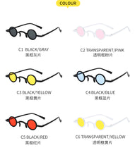 Load image into Gallery viewer, New Classic Retro Gothic Vampire Style Cool Sunglasses Women Small Round Frame SteamPunk Brand Design Sunglasses Oculos De Sol