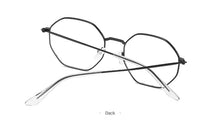 Load image into Gallery viewer, Men Vintage Anti Blue Light Hexagon Glasses Frame Women Lens Myopia Optical Mirror Simple Metal Anti-blue Clear Eyewear Frames
