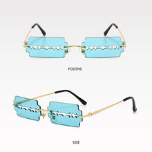 Load image into Gallery viewer, New Frameless Personality Hollow Blade Woman Sunglasses Retro Unique Hollow Funny Sunglasses Party Catwalk Men Sun Glasses