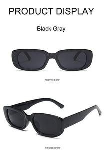 2022 Occhiali da sole quadrati Donna Luxury Brand Viaggi Piccolo rettangolo Occhiali da sole Moda femminile Retro Lunette De Soleil Femme 