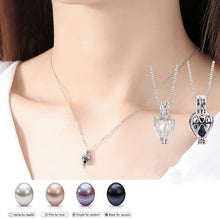 Carica l&#39;immagine nel visualizzatore di Gallery, Natural Oyster Wish Pearl Pendant Necklace Charm Necklace Gift Box Popular Fashion Women Jewelry Gift