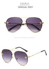 Load image into Gallery viewer, Brand Design 2022 Fashion Women Small Bee Sunglasses Colourful Rivet Glasses Female Male Outdoor Traveling Eyeglasses UV400