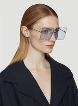 Load image into Gallery viewer, Trendy Oversized Square Sunglasses Women Personlity Fashion Sexy Red Brown Tinted Color Lens UV400 Retro Ladies Sun Glasses