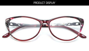 Fashion Women Cat Eye Glasses Frame Ultralight Plastic TR90 Female Myopia Prescription Spectacles Frames MD1835