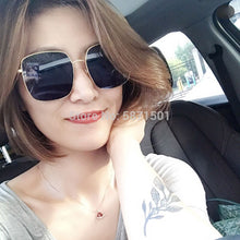 Load image into Gallery viewer, High Quality Luxury Brand Design Stellaire Sunglasses Metal Square Frames Nylon UV400 Lens Sunglasses Women Men With Case
