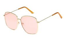 Load image into Gallery viewer, 2022 Fashion Metal Women Sunglasses Mirror Classic Large frame Retro Street Beat Glasses Travel Oculos De Sol UV400