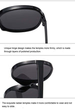 Load image into Gallery viewer, New Round Frame Sunglasses Women Retro Brand Designer Brown Black Oversized Lady Sun Glasses Female Fashion Outdoor Driving