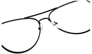 Ttransparent women's glasses pilot glasses black frame  Spectacle Frame Clear Lens Fake Glasses feminino oculos eyeglasses