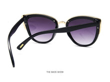 Load image into Gallery viewer, Vintage Cat Eye Sunglasses Women Fashion Brand Designer Sunglasses Female Sexy Leopard Cateyes Black Gradient Oculos De Sol
