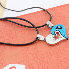 Load image into Gallery viewer, 1 pair Fashion Couple Heart Shape I Love You Pendant Necklace Unisex Lovers Couples Jewelry Fashion Gift Accessories