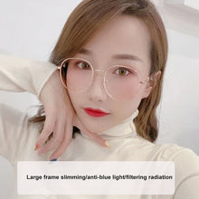 Load image into Gallery viewer, Cute 3D Panda Glasses Anti-Blue Light Anti-Radiation Glasses Round Shaped Fashion for Women TC21