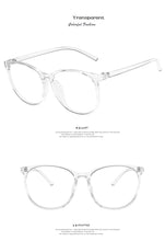 Carica l'immagine nel visualizzatore di Gallery, Blue Light Blocking Glasses  Women Oversized Eyeglasses Anti Blue Light Computer Glasses Men Safety Eyewear Spectacle