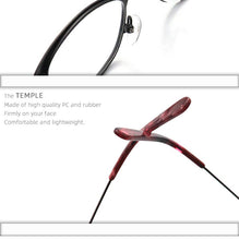 Load image into Gallery viewer, Square rectangular cat eye eyeglasses frame metal transparent small narrow glasses Women diopters customizable fashion luxury