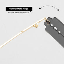 Load image into Gallery viewer, New Fashion Lady Rimless Square Blade Sunglasses Women Men Vintage Small Sun Glasses Female UV400 Frameless Punk Sunshades