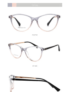 Retro Women Cateye Glasses Frame Fashion Optical Eyewear Female Vintage Mypoia Prescription Glasses Cute Spectacles