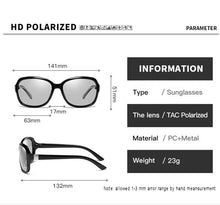Load image into Gallery viewer, 2022 Luxury lady Photochromic Sunglasses Women Big Frame Polarized women Glasses female shades original oculos with cover