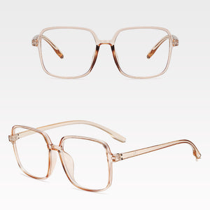 Retro Computer Spectacles Clear Glasses Frame Women Men Transparent Lens Myopia Optical Eyeglasses Oversized Square Frames