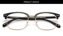 Load image into Gallery viewer, Gmei Optical Retro Classic Plastic Men Glasses Frame Metal Alloy Brand Designer Square Prescription Eyeglasses Frames MD085