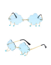 Load image into Gallery viewer, Women Sunglasses Personalized Rimless Sunglasses For Women Vintage Retro Glasses Female Unisex Steampunk Cloud Style CH4