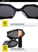 Carica l&#39;immagine nel visualizzatore di Gallery, Glasses Woman Fashion Oversized Sexy Ladies Leopard Cat Eye Glasses Frames For Women Eyewear Sunglases