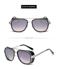 Load image into Gallery viewer, Iron Man 3 Matsuda TONY stark Sunglasses Men Rossi Coating retro Vintage Designer Sun glasses Oculos Masculino Gafas del UV400