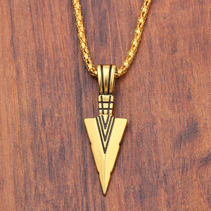 New Fashion Arrow Necklace for Men Black Metal Punk POP Cross Pendant Necklace Trendy Simple Chain Jewelry Gift collar hombre