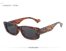 Load image into Gallery viewer, SO&amp;EI Retro Small Rectangle Sunglasses Women Ins Popular Fashion Candy Color Eyewear Men Square Sun Glasses Shades UV400