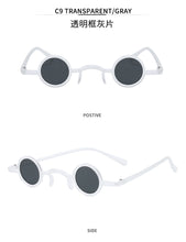 Load image into Gallery viewer, New Classic Retro Gothic Vampire Style Cool Sunglasses Women Small Round Frame SteamPunk Brand Design Sunglasses Oculos De Sol