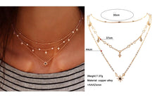 Load image into Gallery viewer, 2020 Gold Long Chain Necklace Chokers For Women Multilayer Geometric Cross Pendant Necklaces Boho Maxi Statement Party Jewelry