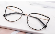 Load image into Gallery viewer, Metal Glasses Frame Women Cat Eye Myopia Computer Eyeglasses Frame  Lady Stylish Eyewear High Quality MS3535