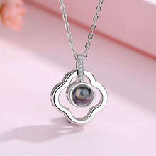 Load image into Gallery viewer, 100 Languages Love Necklace Heart Pendant Wedding Romantic I Love You Projection Necklace for Women Girl Friend Ladies Gifts