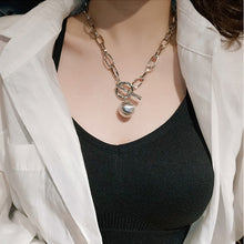 Load image into Gallery viewer, 2020 New Trend Hip hop Oval Thick Chain Metal Ball Chain Necklace for Men Women Girls Party Jewelry Gift