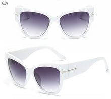 Load image into Gallery viewer, New Fashion Brand Designer Cat Eye Women Sunglasses Female Gradient Points Sun Glasses Big Oculos feminino de sol UV400
